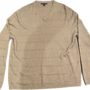 Banana Republic Wool Cashmere Angora Blend Sweater Sz Large V-Neck 🔥